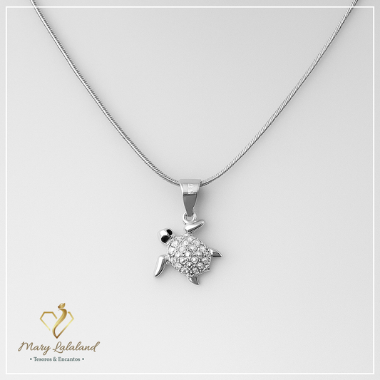 COLLAR TORTUGA EN PLATA