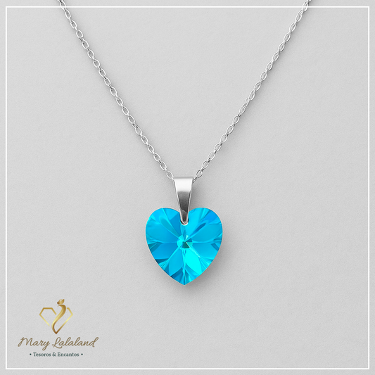 COLLAR CORAZON CRISTAL